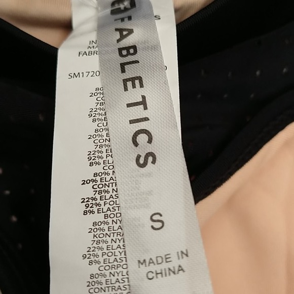 Fabletics Black Perforated Valentina Bikini Bottom Swim - Picture 6 of 7